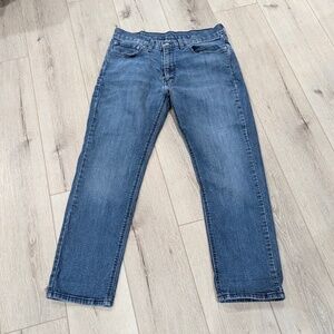 Men's LEVI'S 541 Blue Jeans Medium Wash Athletic Taper Fit Zip Fly - W34 L30